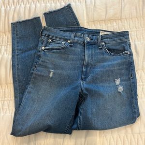 Rag & Bone, Nina, high-rise ankle skinny Jeans